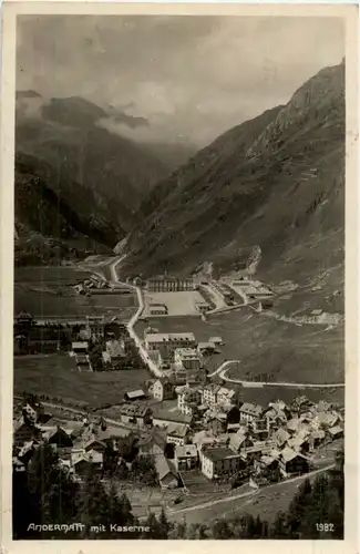 Andermatt mit Kaserne -139218