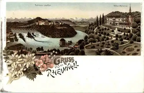 Rheinfall - Litho -185590