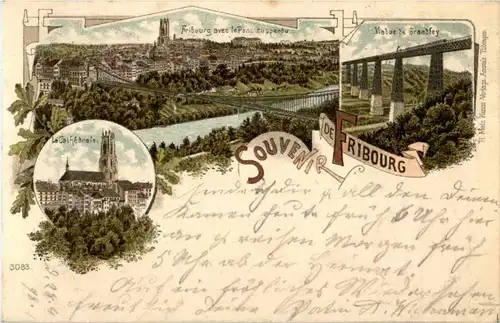 Souvenir de Fribourg 1898 -177658