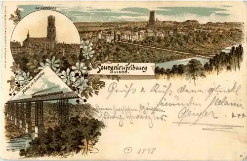 souvenir de Fribourg 1898 -177558