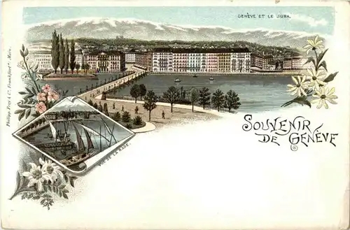 Souvenir de Geneve - Litho -172590