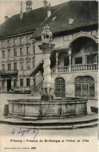 Fribourg - Fontaine de St. Georges -202142