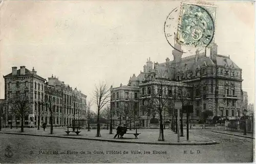 Pantin - Place de la gare -16304