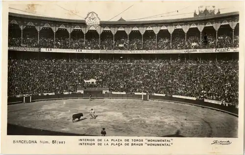 Barcelona - La Plaza de Toros -19304