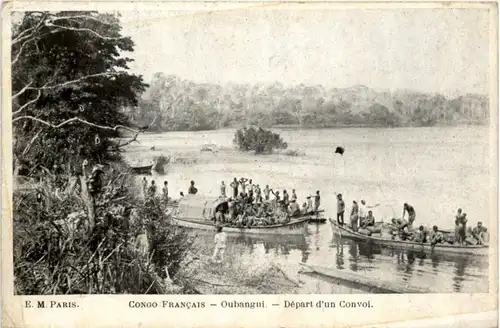 Oubangui - Depart d un Convoi -218764