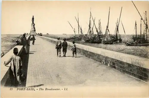 Port Said - The Breakwater -219642