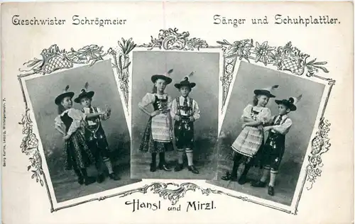 Geschwister Schrögmeier - Sänger und Schuhplattler -215000