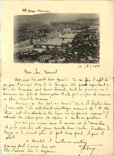 Liege - Carte Lettre -215520