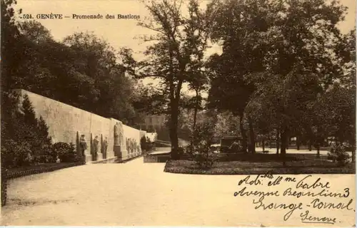 Geneve - Promenade des Bastions -216098