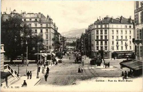 Geneve - Rue du Mont Blanc -268922