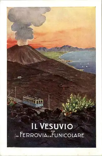 Napoli - IL Vesuvio Ferrovia Funicolare -270164