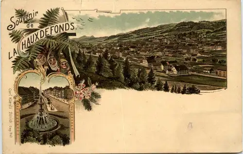 Souvenir de La Chaux de Fonds - Litho -272830