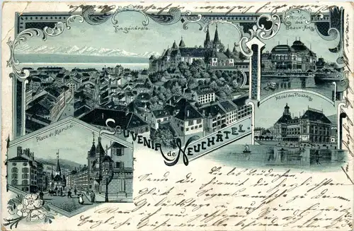 Souvenir de Neuchatel - Litho -272538