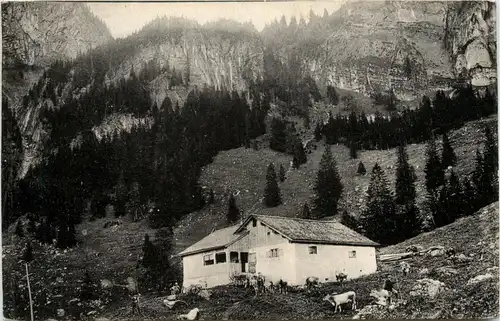 Mellau-Kanisfluh - Alm Hofstetten am Wege -272726