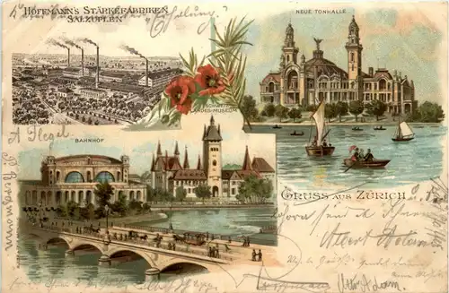 Gruss aus Zürich - Litho -274462