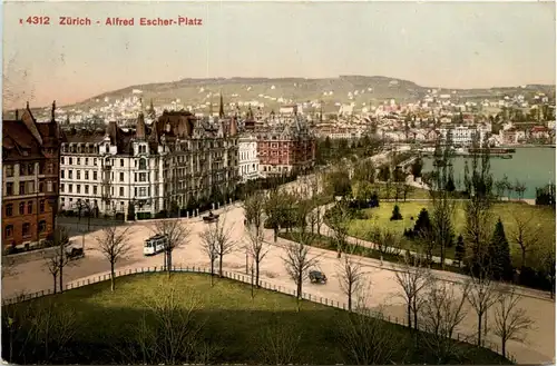 Zürich - Alfred Escher Platz -273790
