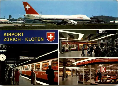 Zürich Kloten Flughafen Swissair -275474