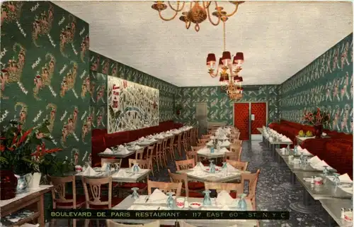 New York City - Boulevard de Paris Restaurant -234768