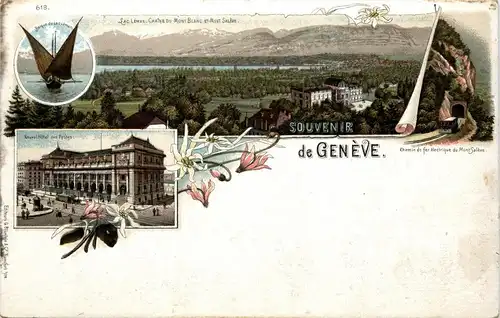 Souvenir de Geneve - Litho -233108