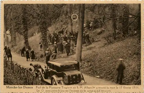 Marche-les Dames - Vieux Bon Dieu - Albert I Roi des Belges a trouve la mort 1934 -279762