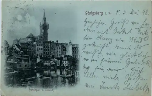 Königsberg - Hundegatt und Schloss -224634