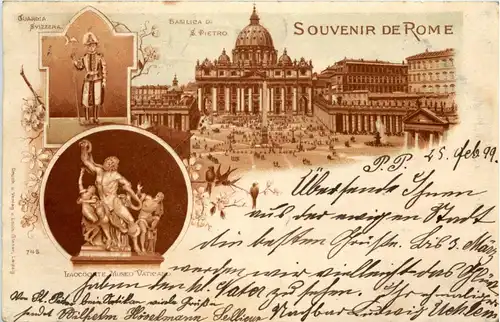 Souvenir de Rome - Litho 1899 -227560