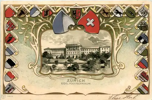 Zürich - Polytechnikum - Litho -227326