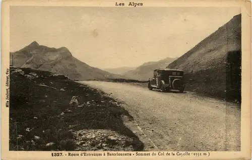 Route d Entraunes a Barcelonnette - Sommet du Col de la Cayolle -282942