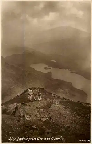 Llyn Llydam from Snowdon Summit -283200