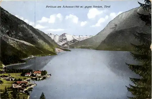 Achensee/Tirol Orte und Umgebung, Achensee, Pertisau gegen Norden -324822