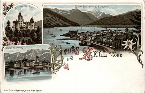 Gruss aus Zell am See - Litho -403468