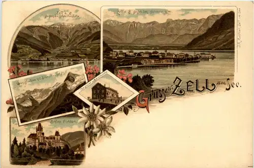 Gruss aus Zell am See - Litho -403408