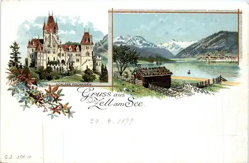 Gruss aus Zell am See - Litho -403464