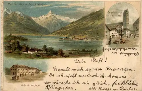 Gruss aus Zell am See - Litho -403438