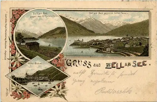 Gruss aus Zell am See - Litho -403436