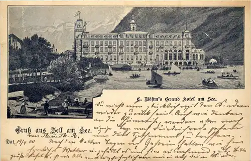 Gruss aus Zell am See - Litho -403500