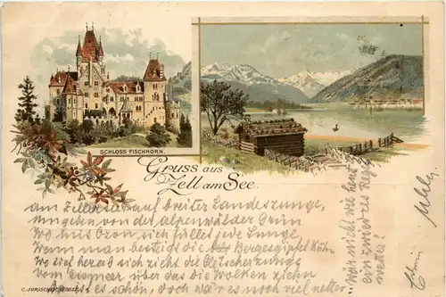 Gruss aus Zell am See - Litho -403394