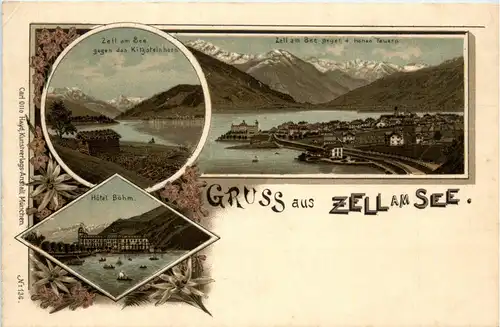 Gruss aus Zell am See - Litho -403454