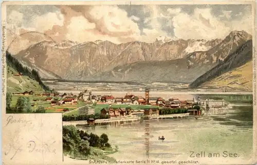 Gruss aus Zell am See - Litho -403488