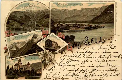 Gruss aus Zell am See - Litho -403406