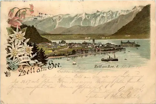 Gruss aus Zell am See - Litho -403484