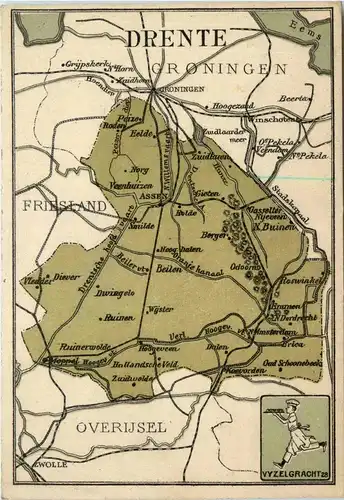 Drente - Map - Vyzekgracht 28 Broodfabriken -411816