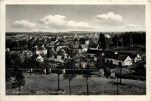 Bayern/Oberpfalz/div.Orte und Umgebung - Grafenwöhr, Blick v. Schönberg -338884