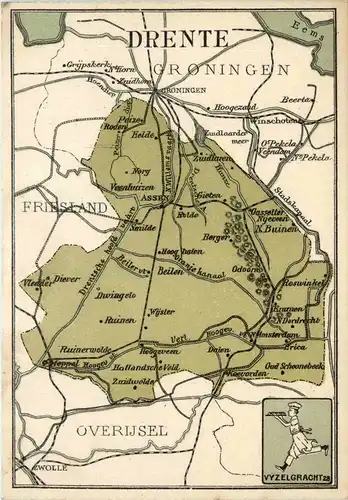 Drente - Map - Vyzekgracht 28 Broodfabriken -411814