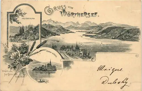 Gruss vom Wörthersee - Litho -71818