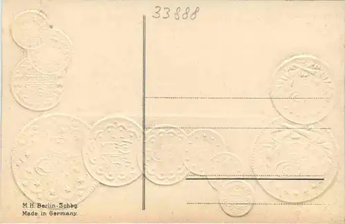 Türkei - Geld auf Ansichtskarte - Prägekarte -424324