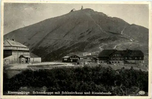 Riesengebirge - Schneekoppe mit Schlesierhaus -427862
