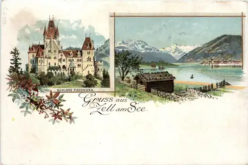 Gruss aus Zell am See - Litho -74172