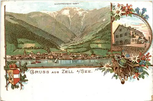 Gruss aus Zell am See - Litho -403444