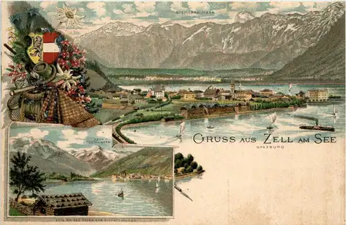 Gruss aus Zell am See - Litho -403502